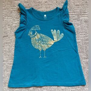 Tea Collection Flutter Sleeve Quail Tank Top